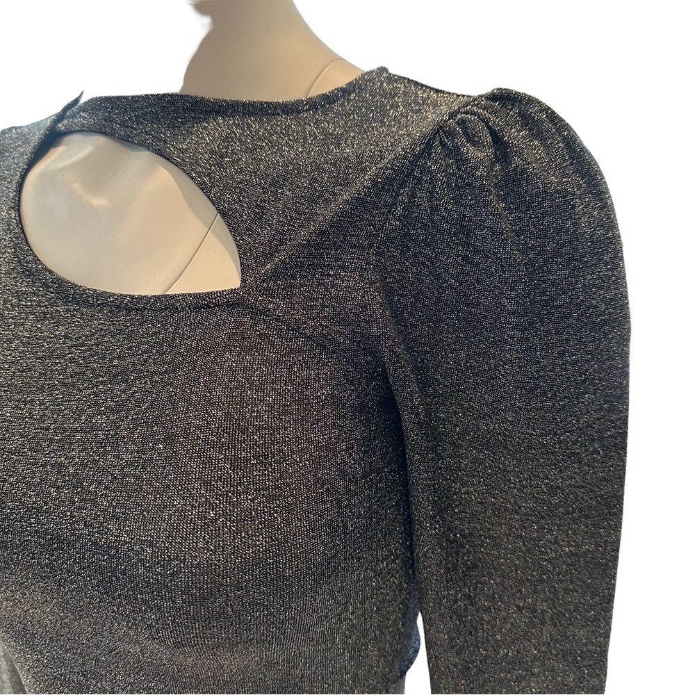 NWT n:philanthropy Delia Top Lurex Sparkle XS - Picture 6 of 8